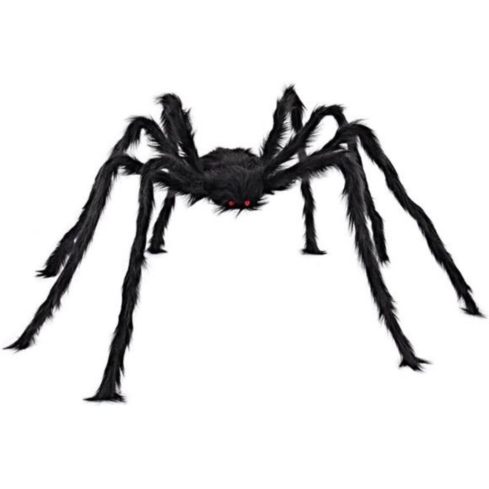 5 Ft Halloween Scary Giant Spider Fake Props for Yard Party‎ Outdoor Decor Black